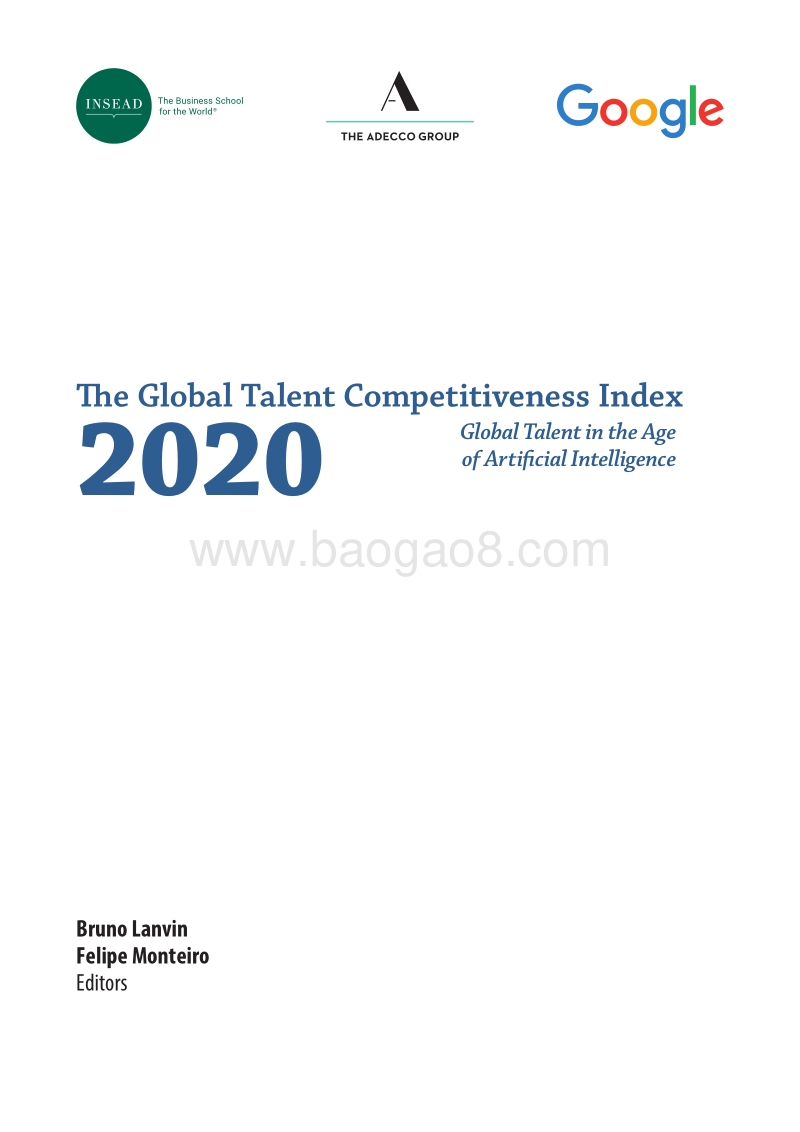 2020全球人才竞争力指数报告（英文版）.pdf_第2页