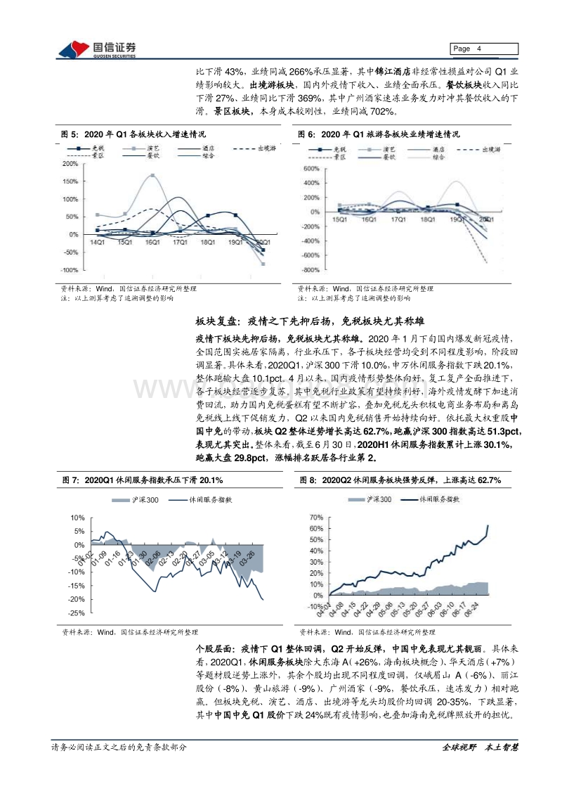 社会服务行业2020年中期投资策略：坚守好赛道强龙头，兼顾行业复苏节奏.pdf_第4页