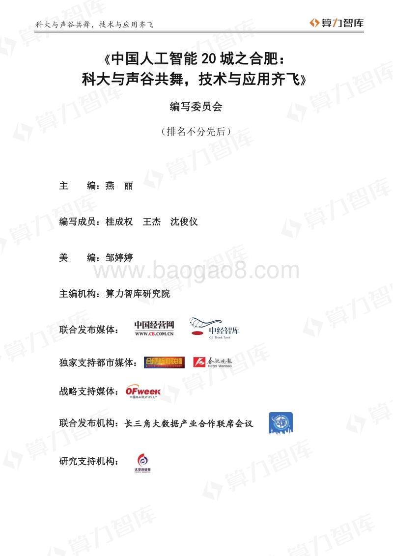 2019中国人工智能20城·合肥篇.pdf_第2页