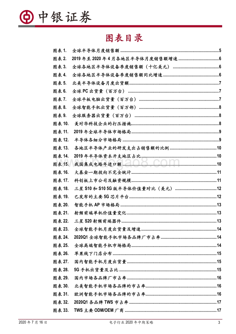 电子行业2020年中期策略：寻找疫情冲击和贸易摩擦变局下的投资机会.pdf_第3页