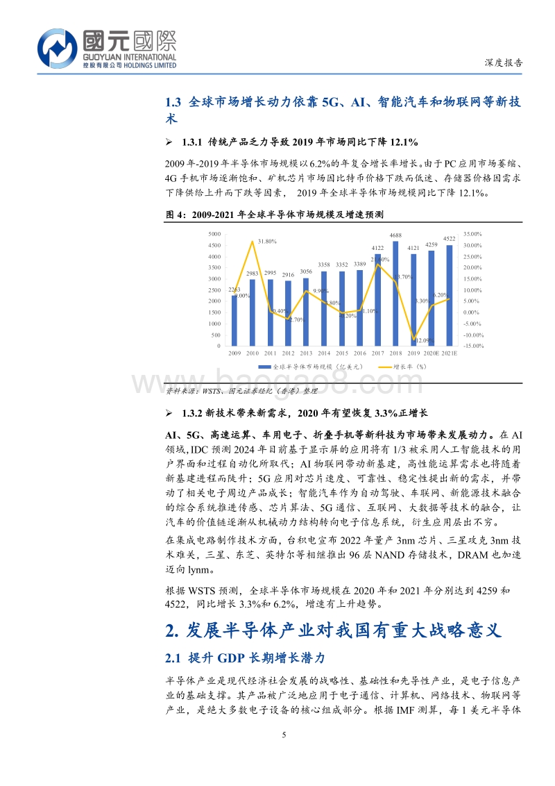 半导体行业深度：全球龙头竞争优势有望持续，大陆产业链快速崛起.pdf_第5页