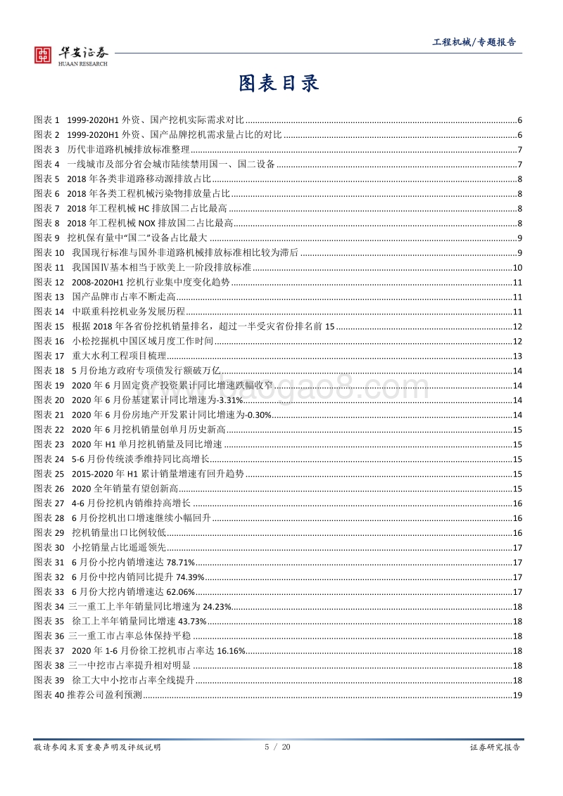 2020年上半年挖机行业总结：上半年完美收官，下半年值得期待.pdf_第5页