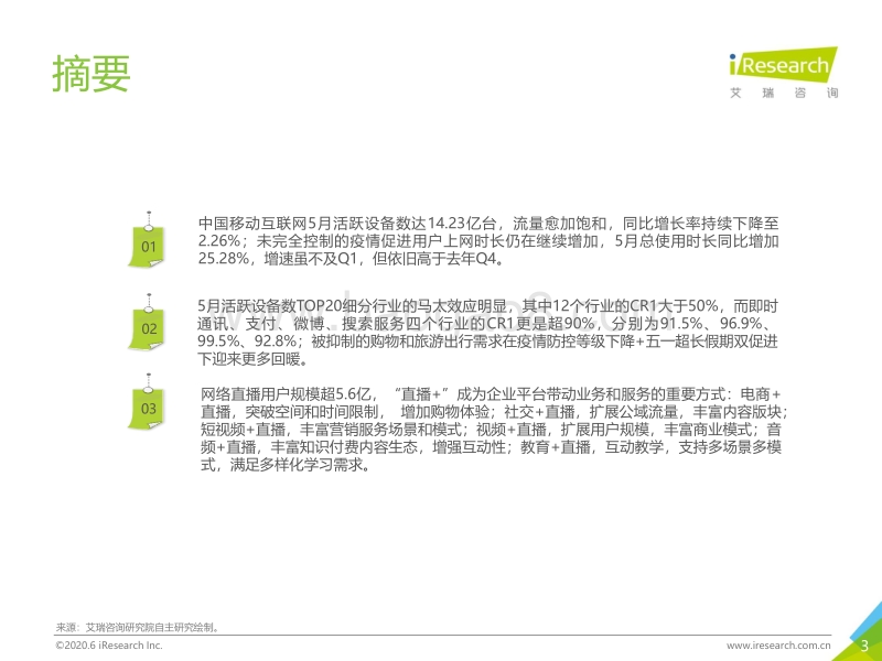 2020年5月中国移动互联网流量月度分析报告.pdf_第3页