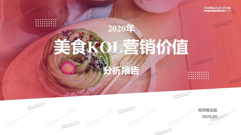 2020年美食KOL营销价值分析报告.pdf_第1页