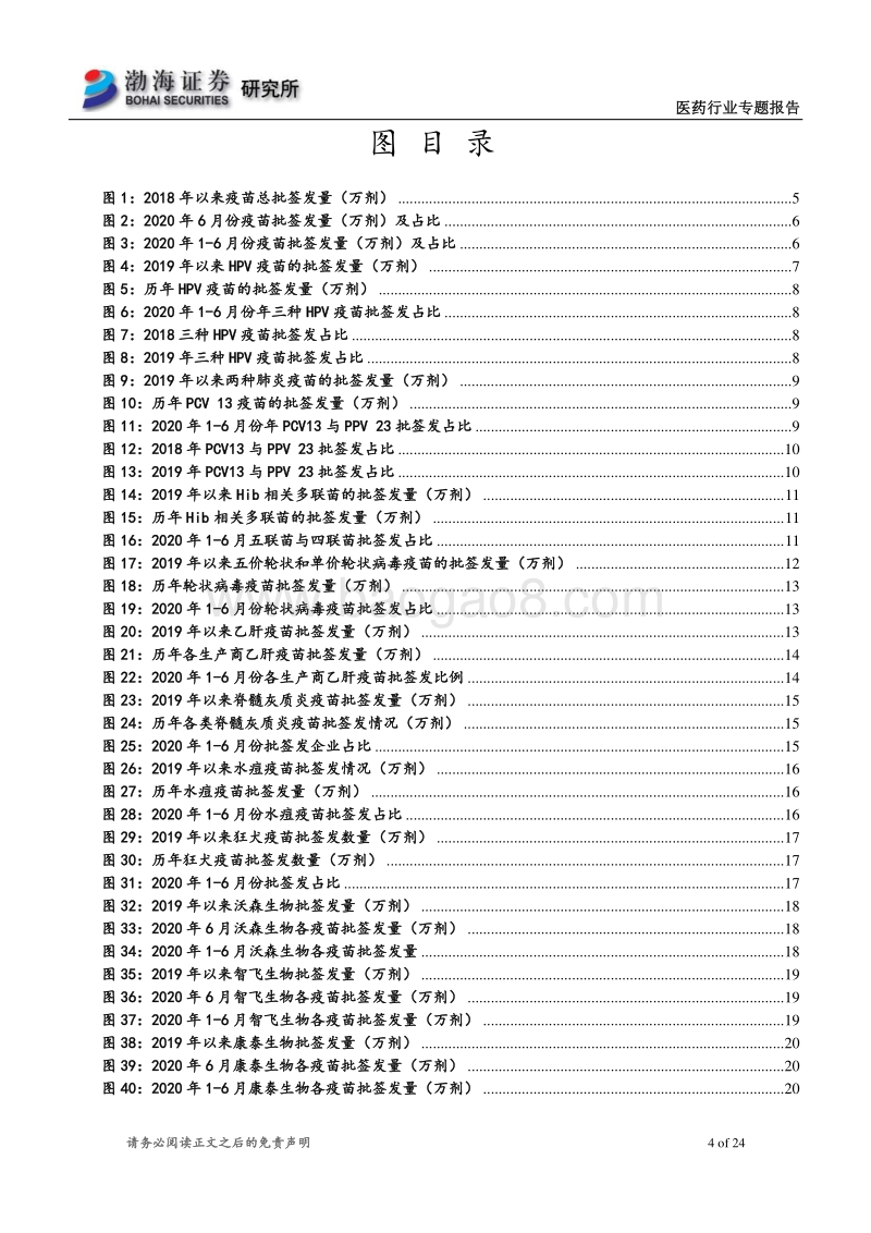 2020年H1疫苗批签发：消费升级，新型疫苗渗透率持续提升.pdf_第4页