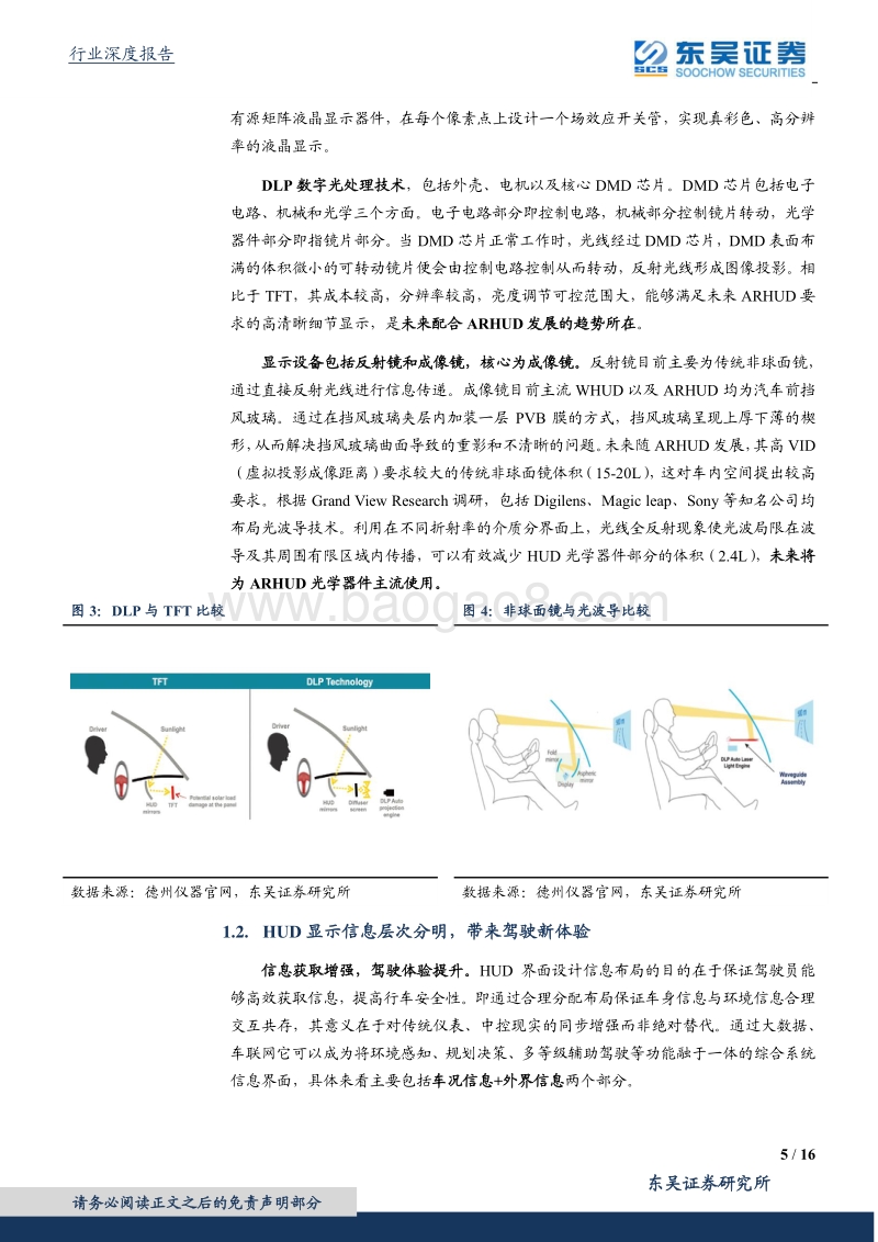 汽车行业深度报告：座舱第三屏HUD，赋能驾驶新体验.pdf_第5页