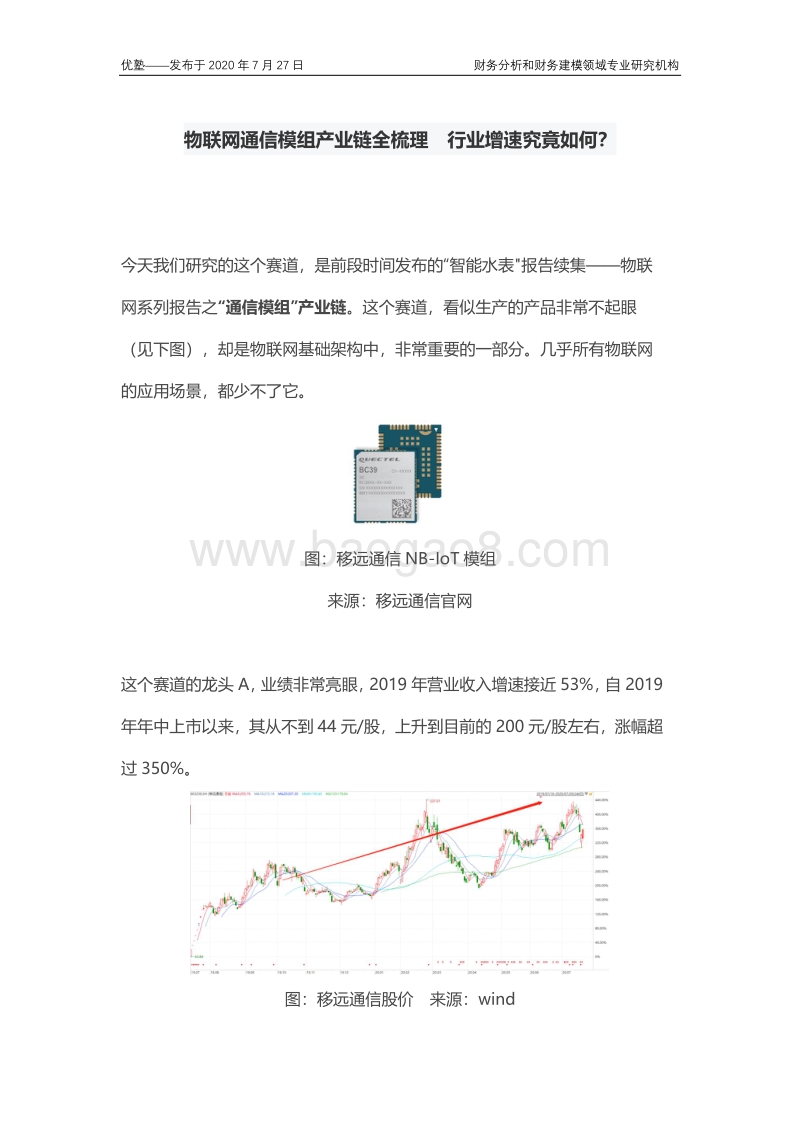 物联网通信模组产业链全梳理，行业增速究竟如何？.pdf_第1页