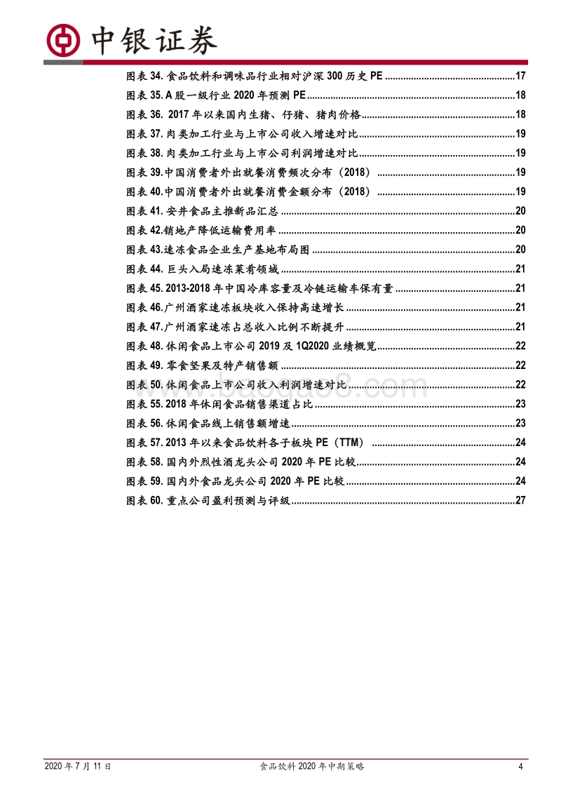 食品饮料2020年中期策略：从短期改善+长期优势两个角度选股.pdf_第4页