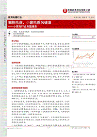 小家电行业专题报告：拥抱电商，小家电乘风破浪.pdf