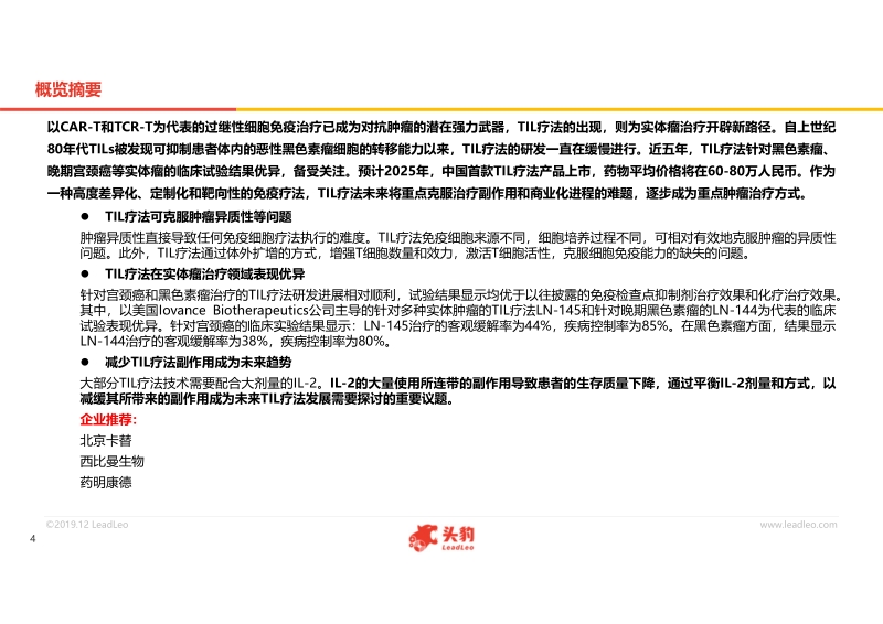 2019年中国TIL疗法行业概览.pdf_第4页