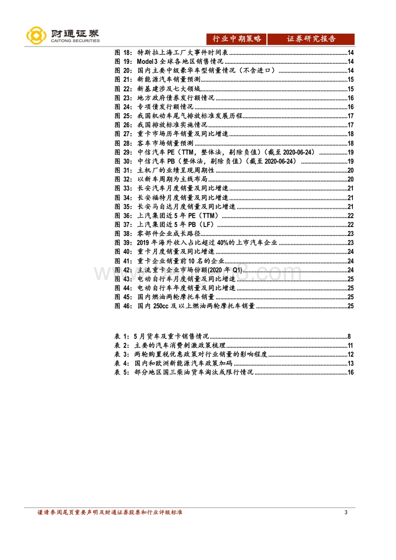汽车行业2020年中期策略：告别底部，否去泰来终可待.pdf_第3页