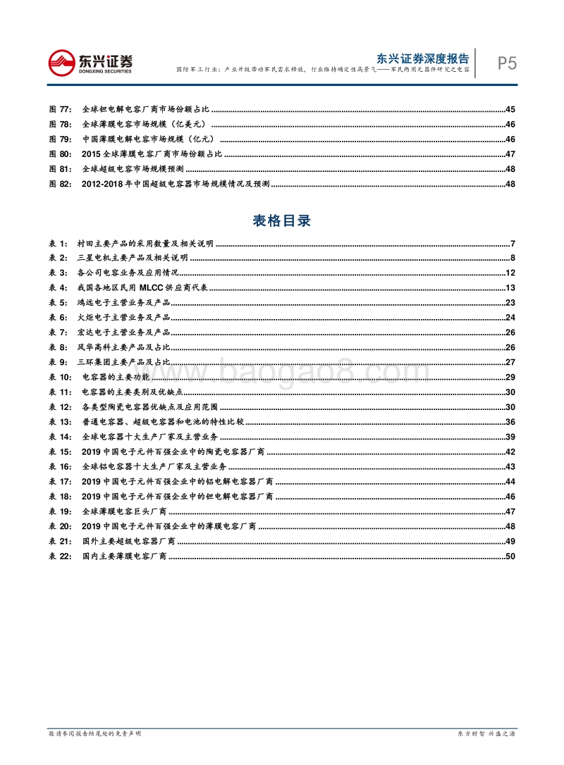 军民两用元器件研究之电容：产业升级带动军民需求释放，行业维持确定性高景气.pdf_第5页