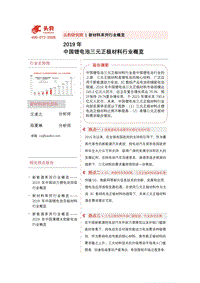 2019年中国锂电池三元正极材料行业概览.pdf