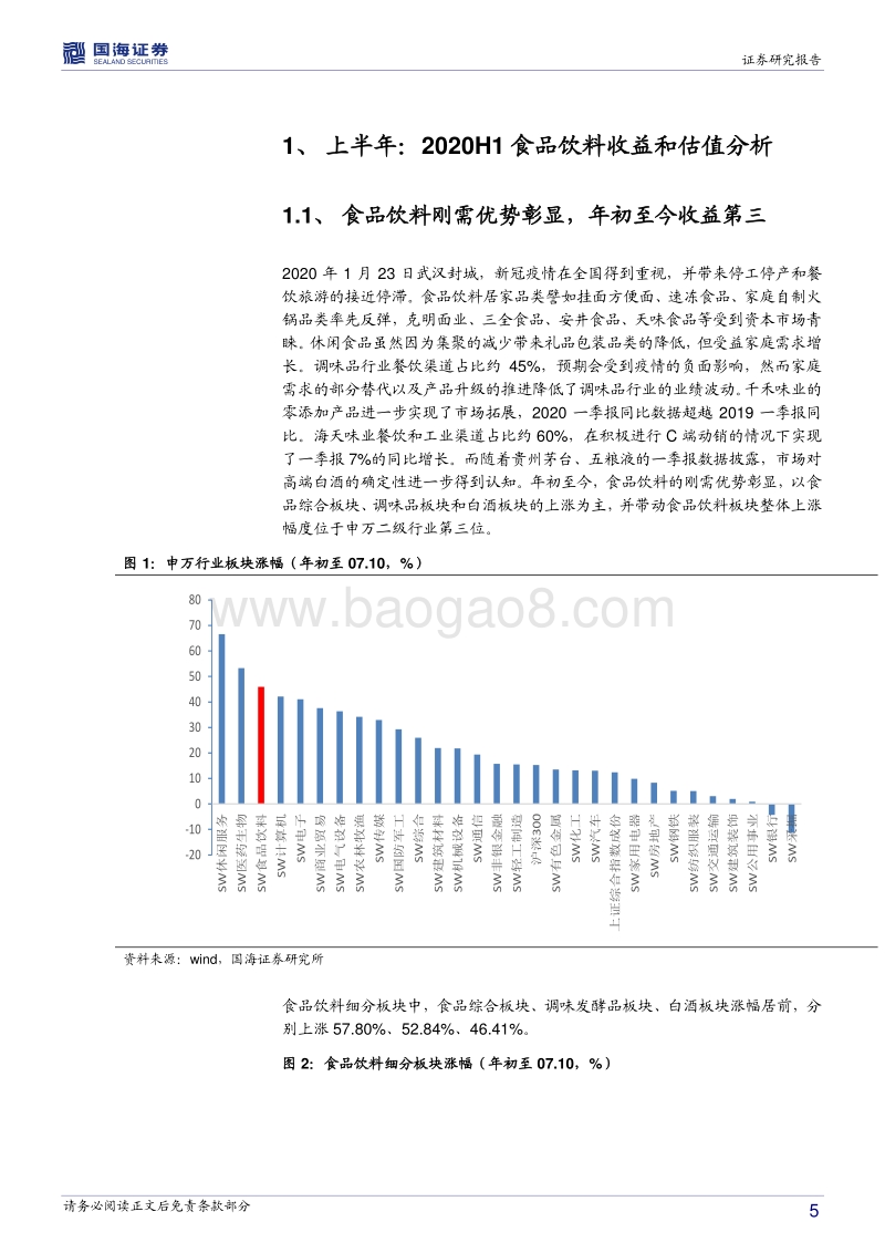食品饮料行业中期策略：疫情恢复+消费升级+品类成长.pdf_第5页