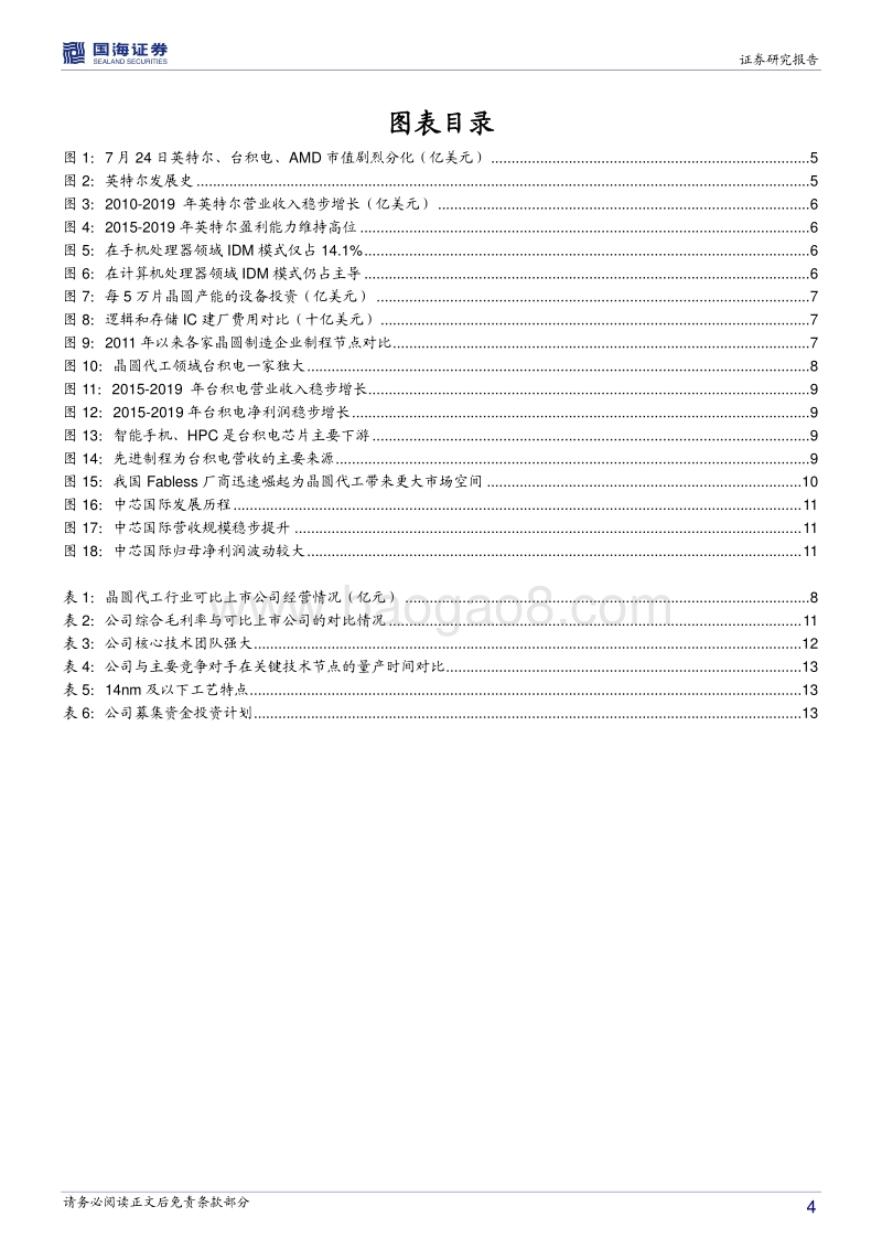 电子行业深度报告：Intel的历史转折与历史进程中的中芯国际.pdf_第4页