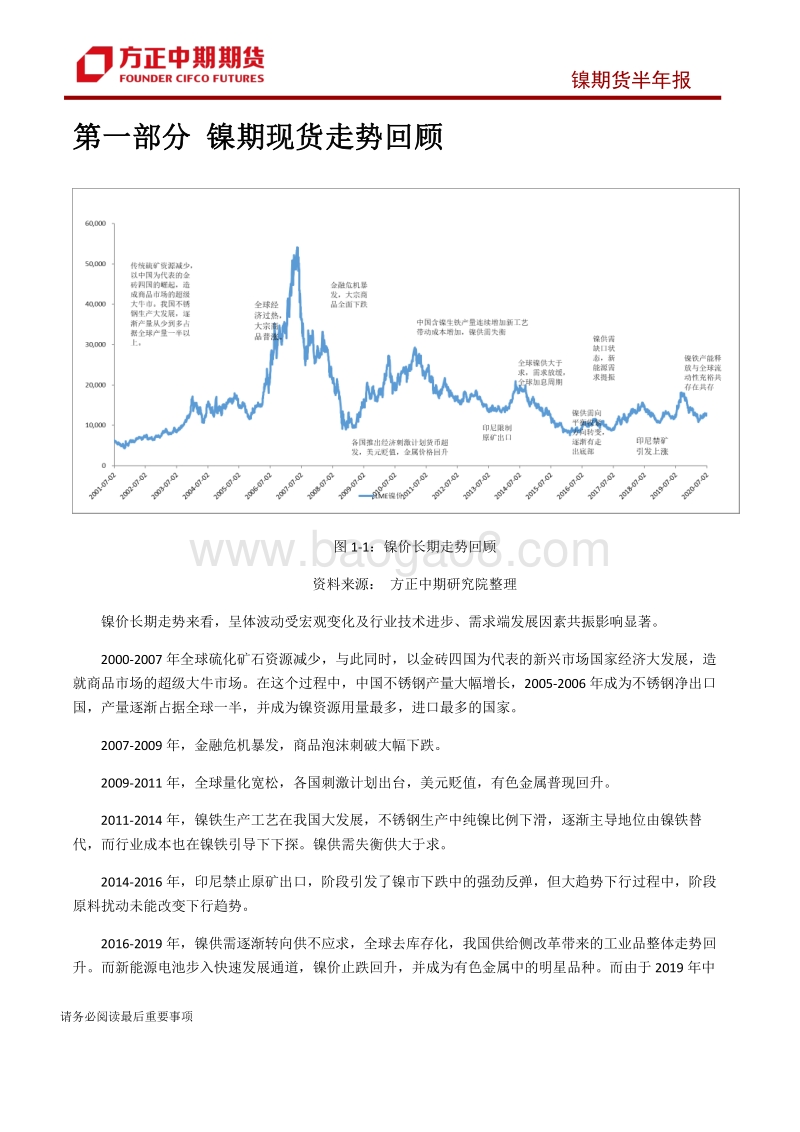 2020年上半年走势回顾及2020下半年走势展望：镍：宏微观共振加剧，镍价低位修复宽震荡回升.pdf_第3页