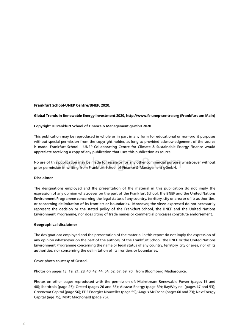 2020年全球可再生能源投资趋势（英文版）.pdf_第2页