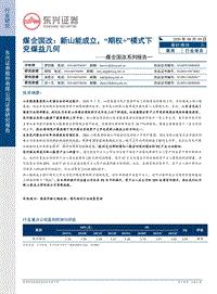 煤企国改系列报告一：煤企国改：新山能成立，“期权+”模式下兖煤益几何.pdf