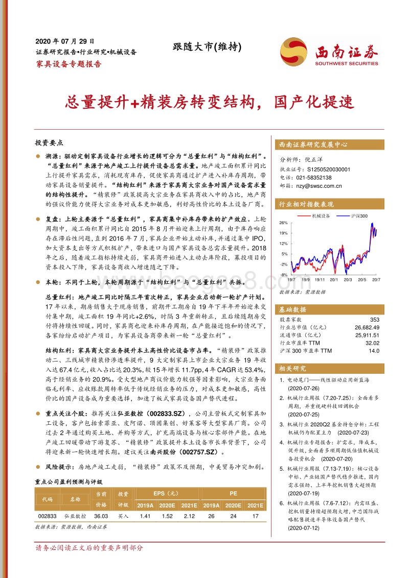 家具设备专题报告：总量提升+精装房转变结构，国产化提速.pdf_第1页