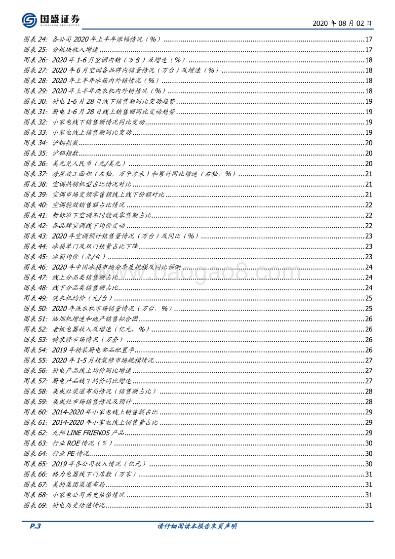 家用电器2020年中期策略：寻找变革的企业，期待景气回升.pdf_第3页