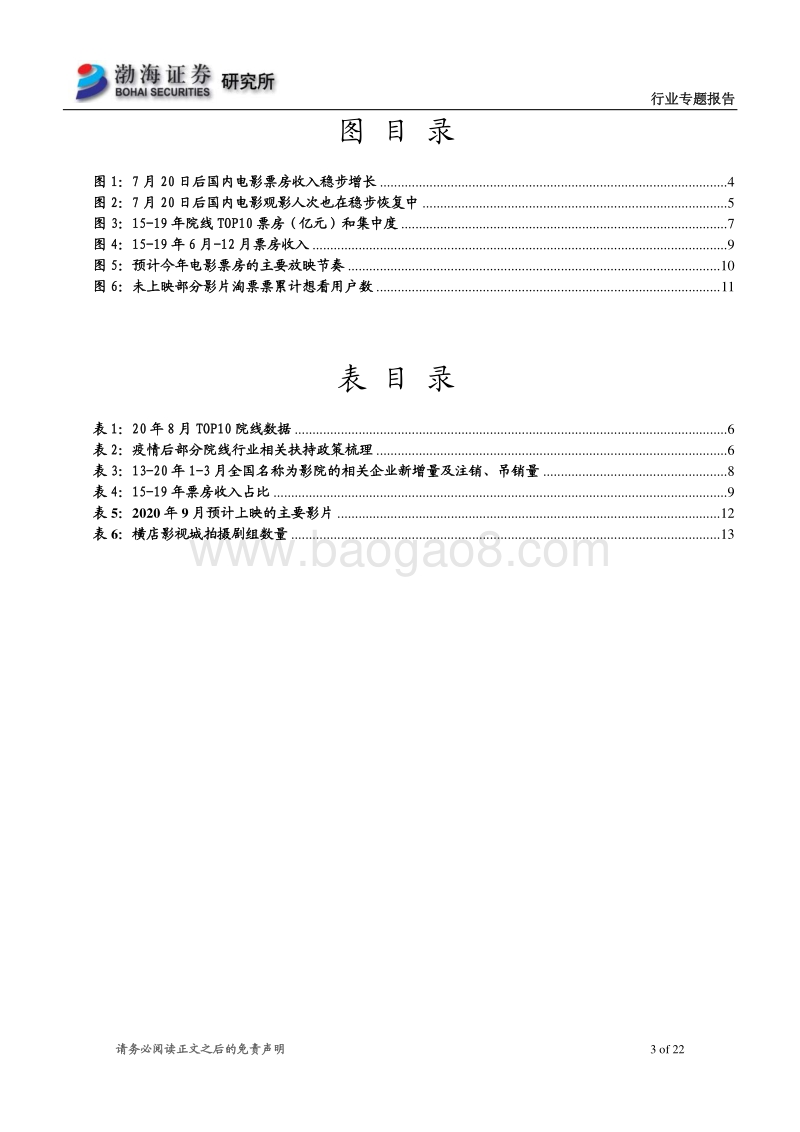 电影行业专题报告之二：政策持续发力，行业集中度逐步提升.pdf_第3页