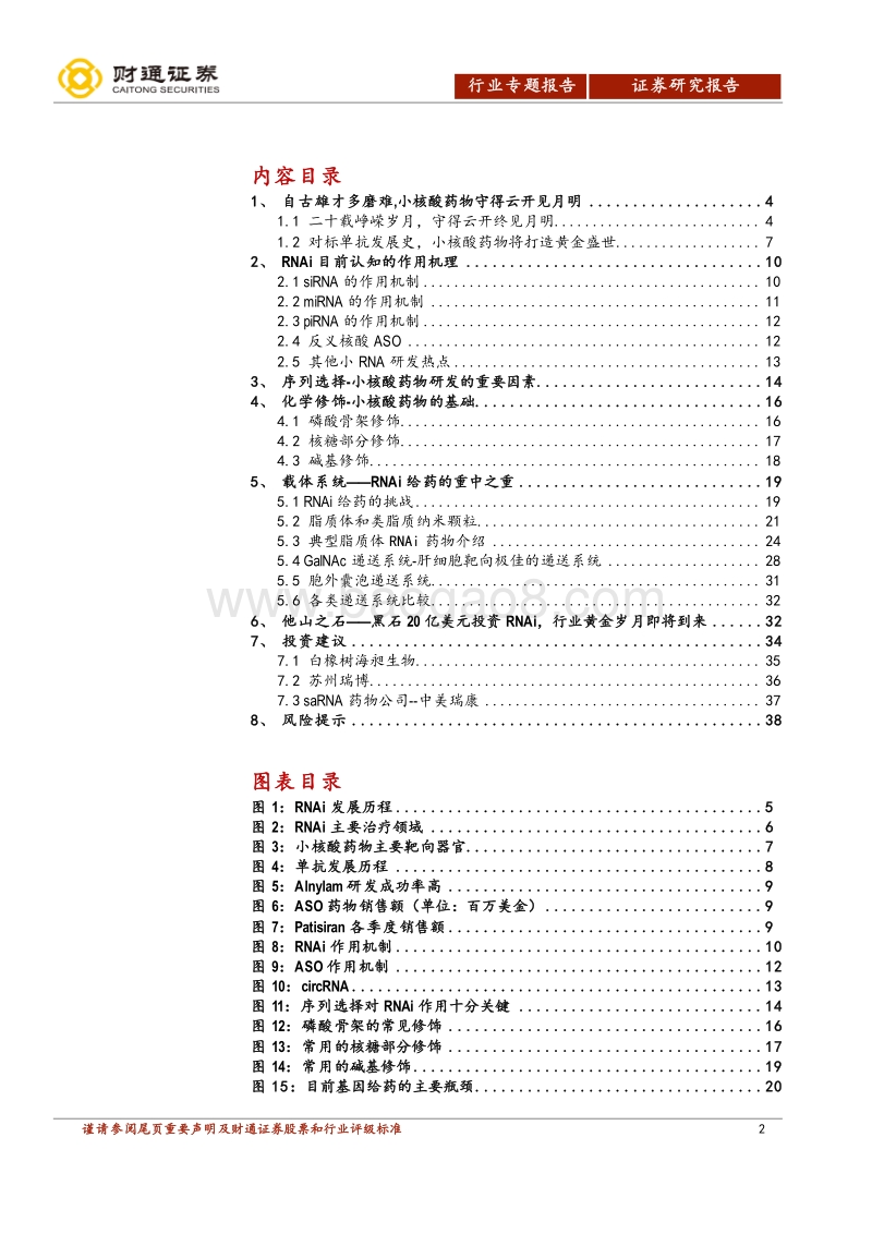 小核酸药物行业报告：自古雄才多磨难，小核酸迎新纪元.pdf_第2页