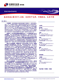 基础设施公募REITs启航：优质资产支持，行稳致远，未来可期.pdf