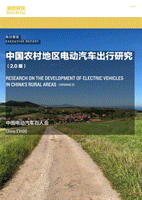 中国农村地区电动汽车出行研究.pdf