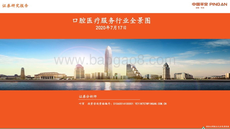 口腔医疗服务行业全景图.pdf_第1页