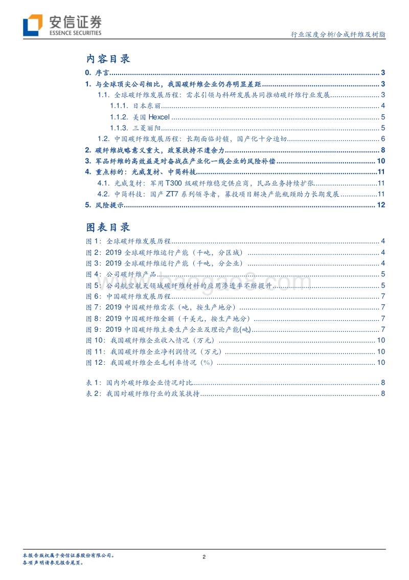 碳纤维系列报告之（三）：军品为先，中国碳纤维的特色发展之路.pdf_第2页