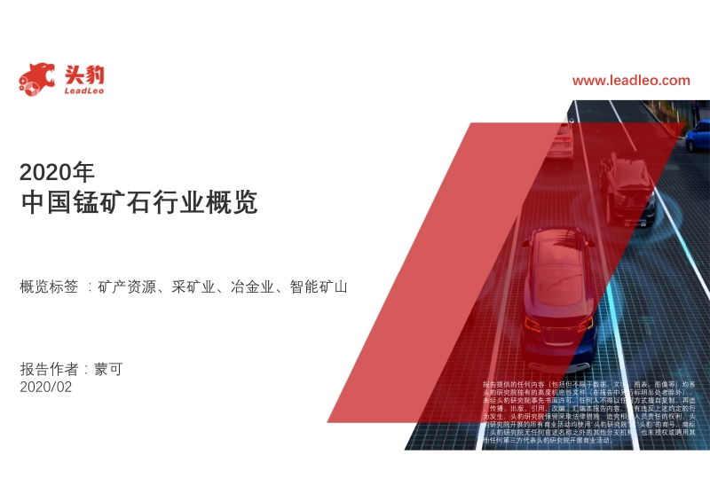 2020年中国锰矿石行业概览.pdf_第1页