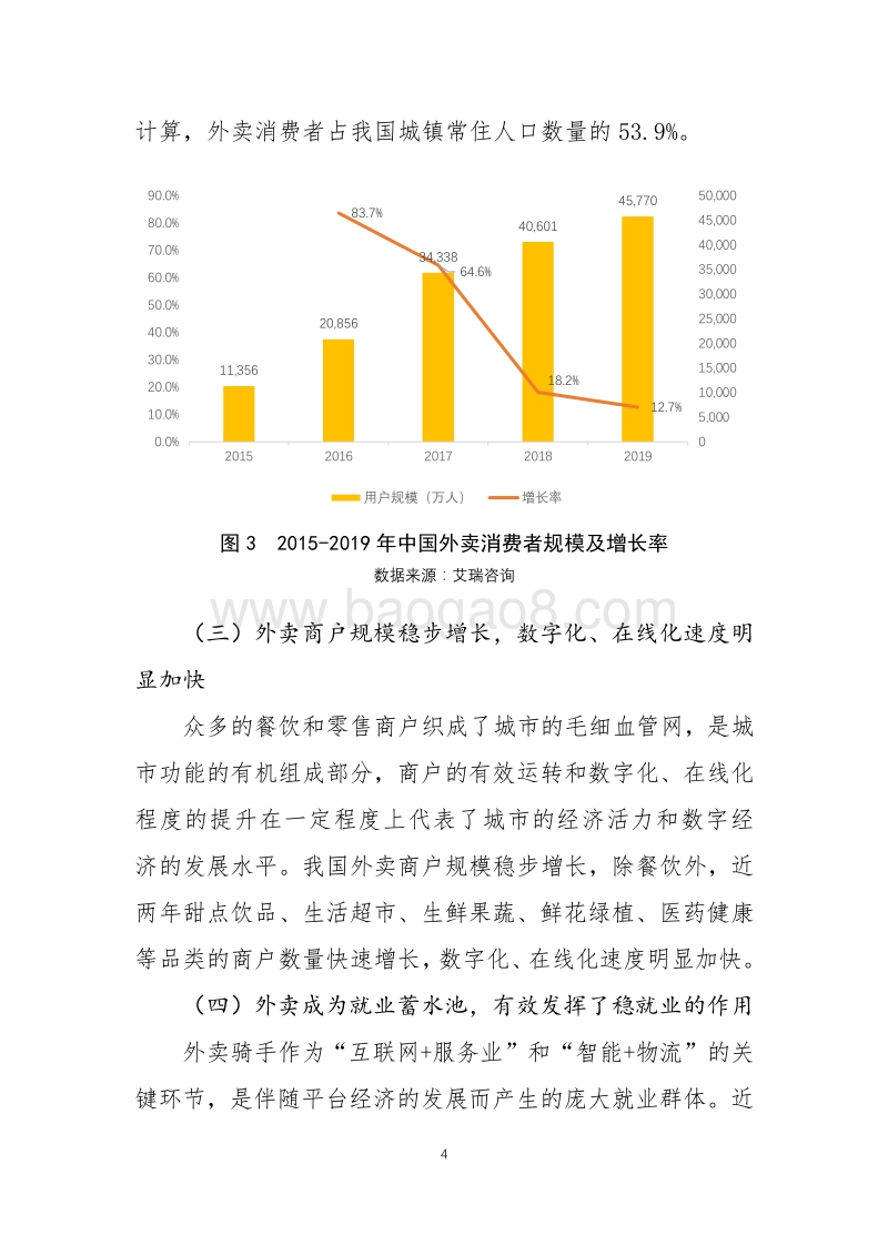 2019年及2020年上半年中国外卖产业发展报告.pdf_第4页