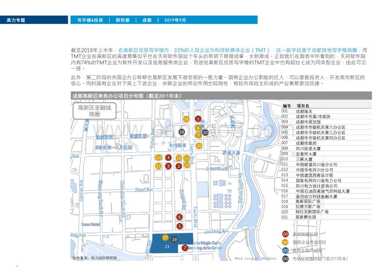 天府新区写字楼专题研究：在写字楼的赛道上天府新区能否后发制人.pdf_第3页