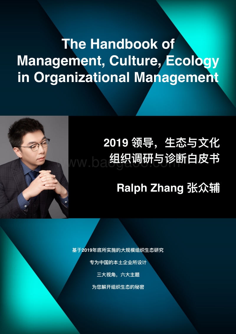 2019领导，生态与文化组织调研与诊断白皮书.pdf_第1页