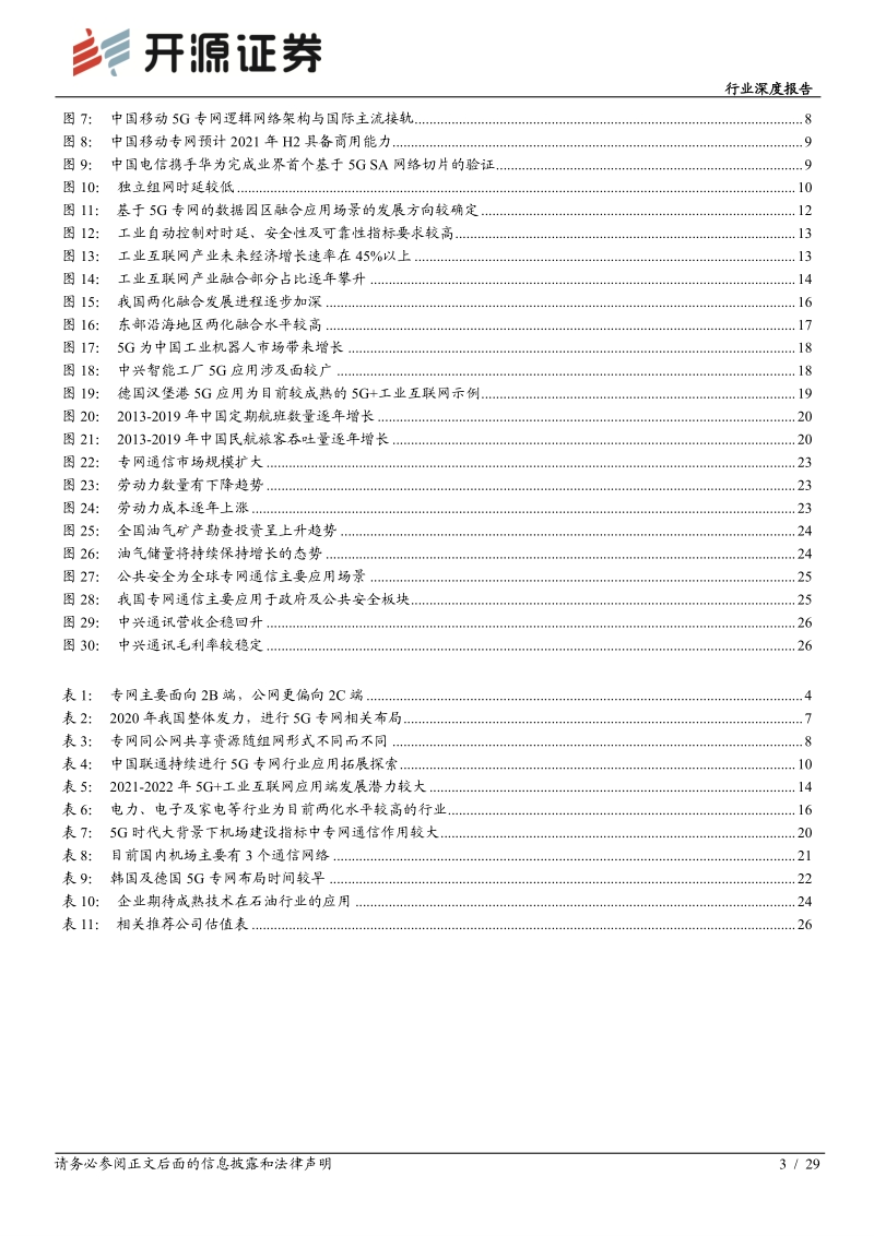 通信行业深度报告：5G专网助力产业横向拓展，打开5G纵向新空间.pdf_第3页