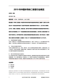 2019年中国半导体二极管行业概览.pdf