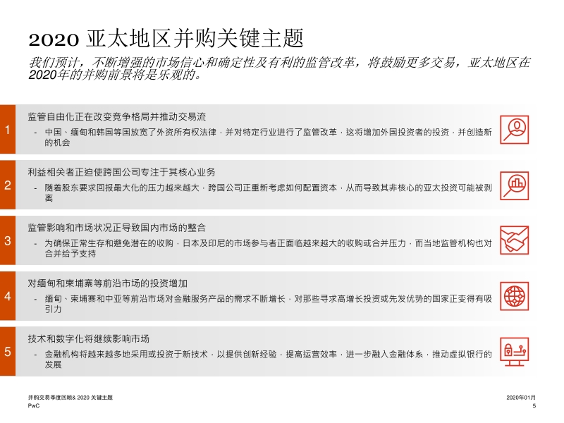 2019第四季度亚太地区金融服务行业并购交易季度回顾&2020关键主题.pdf_第5页
