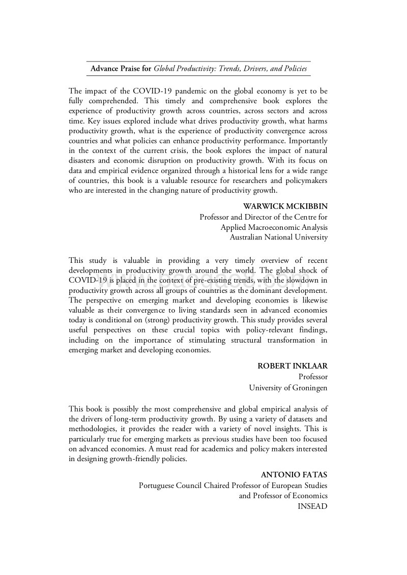 全球生产率：趋势、推动力与政策（英文版）.pdf_第4页