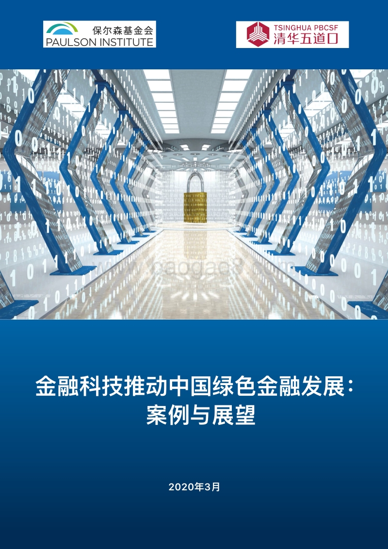 金融科技推动中国绿色金融发展：案例与展望.pdf_第1页