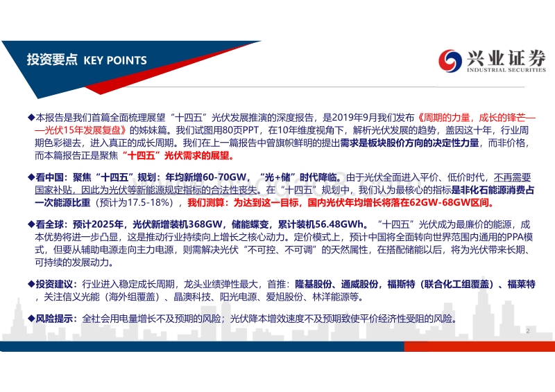 “十四五”全球光伏展望兼论全球光伏定价模式：成长锋芒，中国力量.pdf_第2页