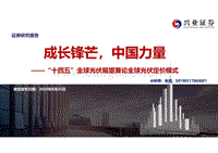 “十四五”全球光伏展望兼论全球光伏定价模式：成长锋芒，中国力量.pdf