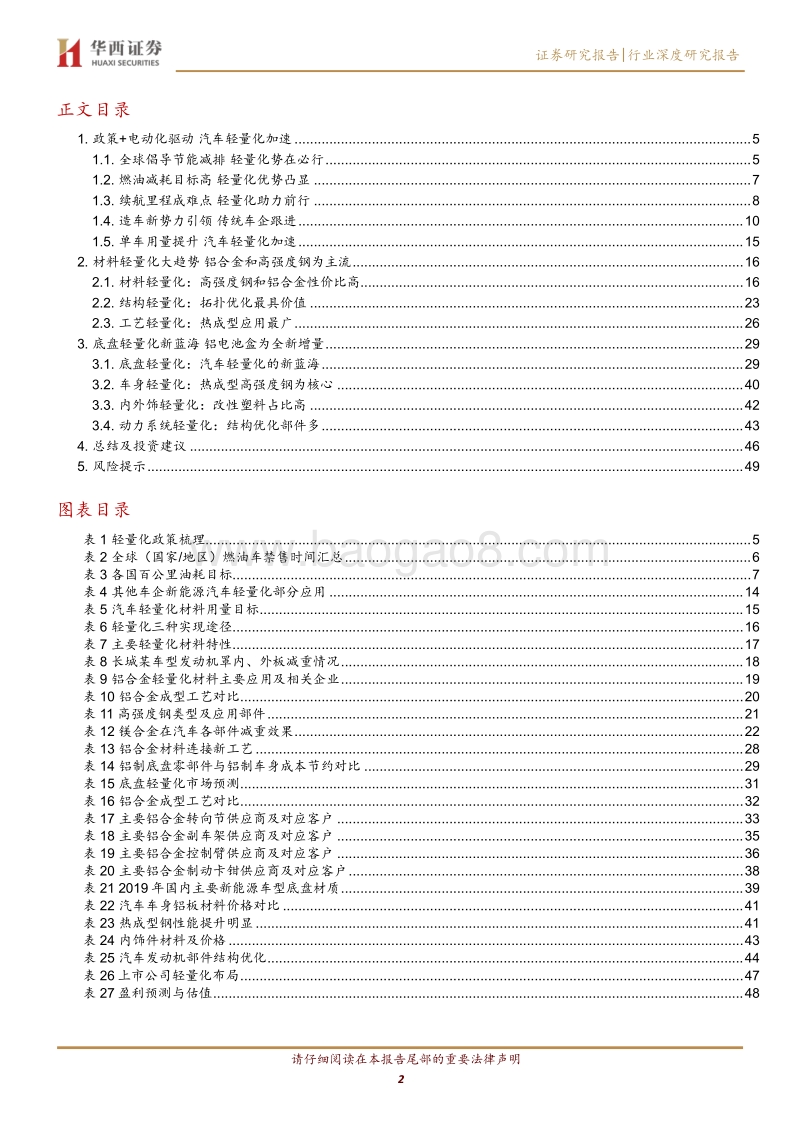汽车轻量化行业深度报告：LessisMore：加速的汽车轻量化.pdf_第2页