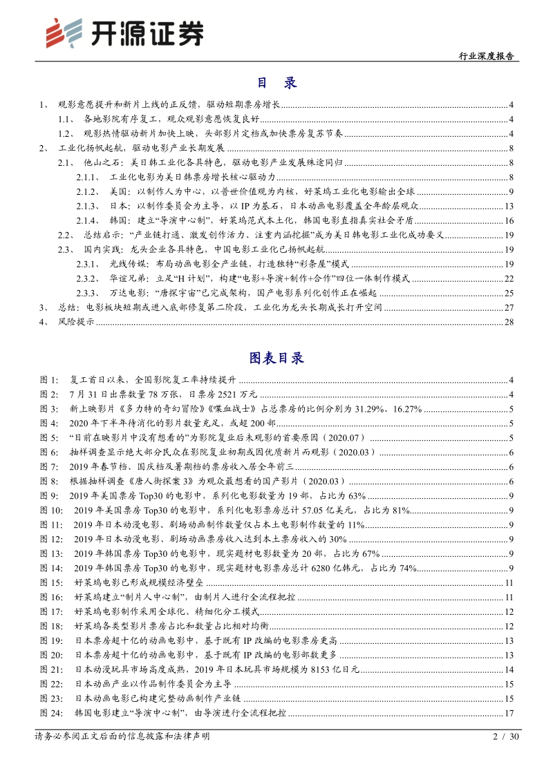 电影系列3：工业化扬帆起航，驱动产业长期发展.pdf_第2页