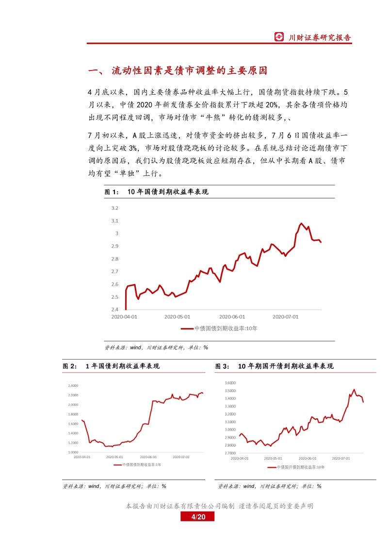 2020年下半年资产配置策略：流动性宽松及政策纠偏，债市仍在调整期.pdf_第4页