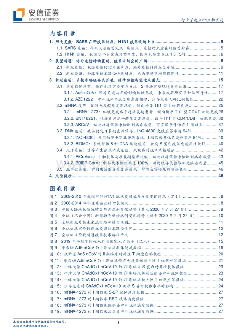 新冠疫苗专题报告：未来市场空间广阔，多技术路径百家争鸣.pdf_第3页