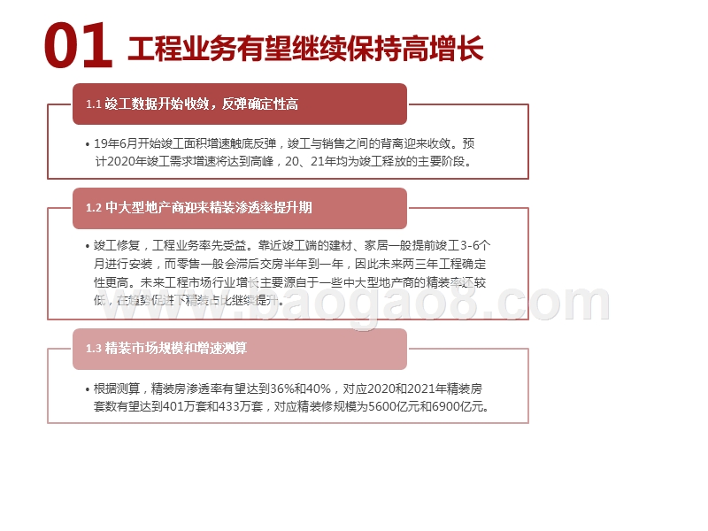 工程业务专题：精装渗透率提升趋势不改，龙头业绩确定性较高.pptx_第2页