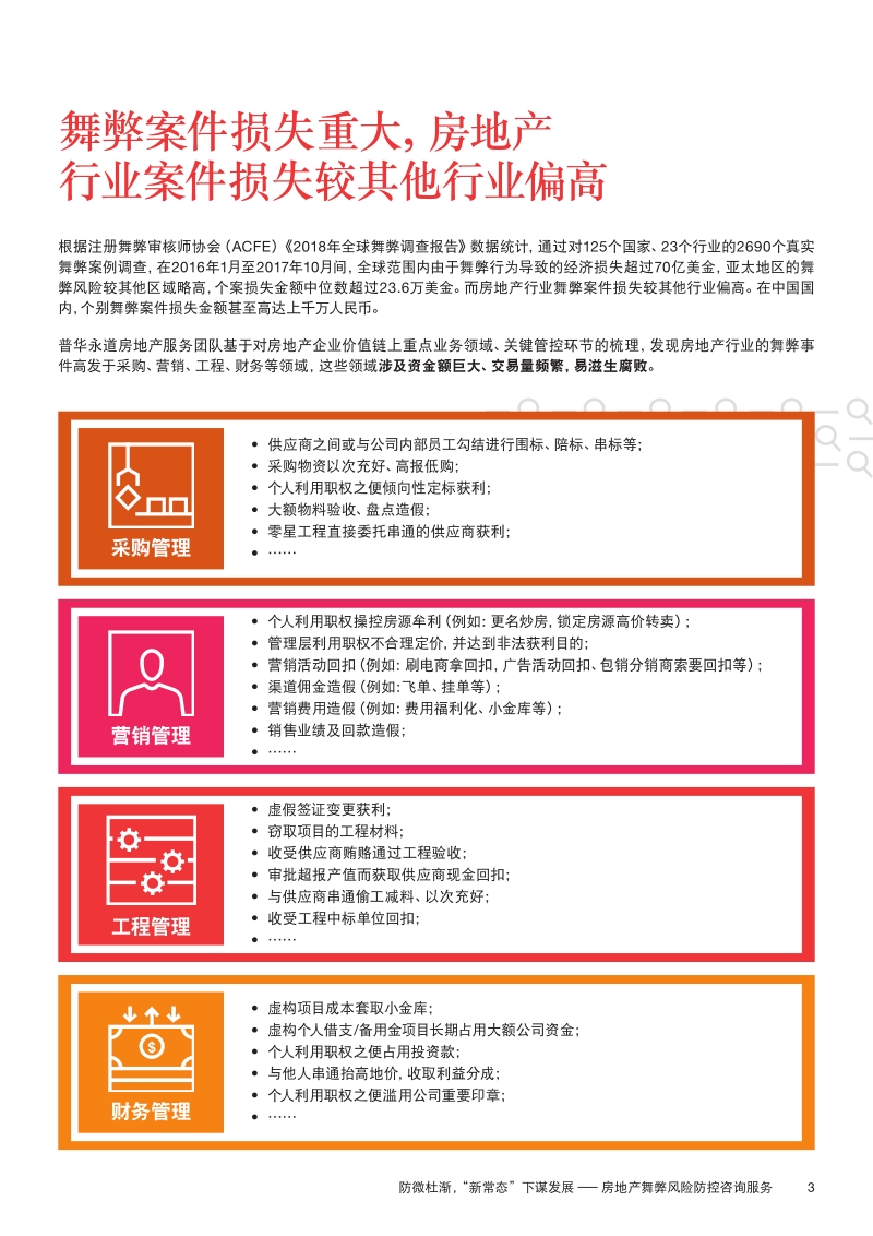 防微杜渐，“新常态”下谋发展：房地产舞弊风险防控咨询服务.pdf_第3页