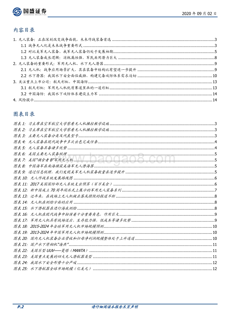 国防军工行业专题研究：无人装备：未来作战装备首选，无人装备大有可为.pdf_第2页