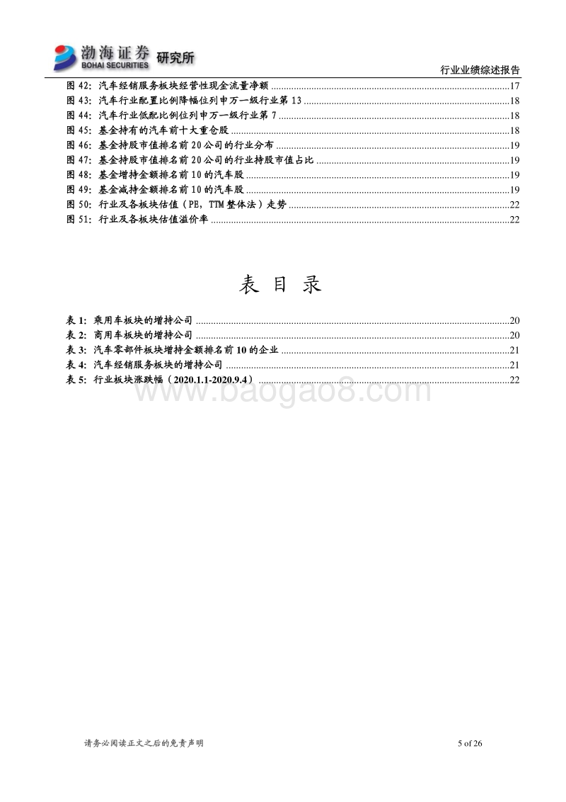 汽车行业2020年半年报综述.pdf_第5页