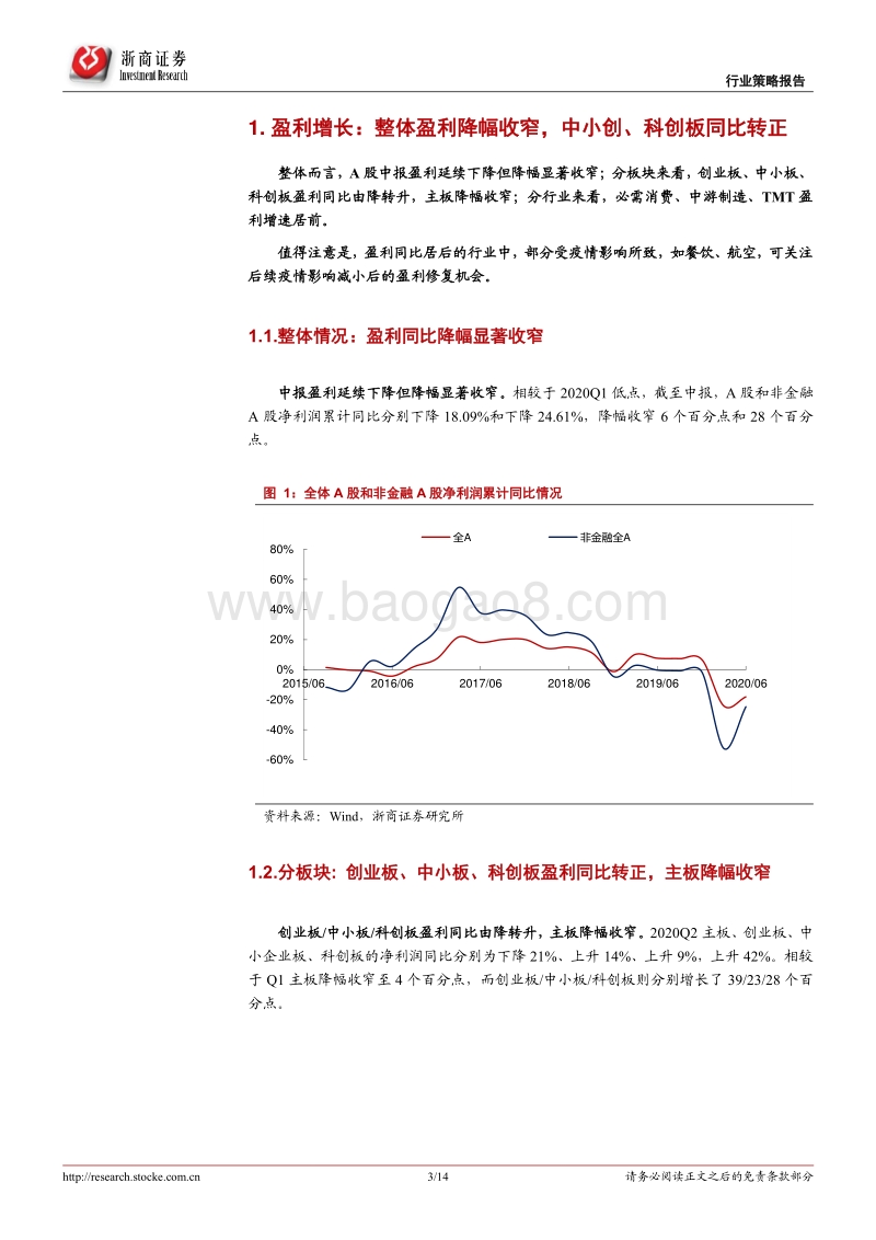 A股2020年中报分析：中报有哪些看点？.pdf_第3页